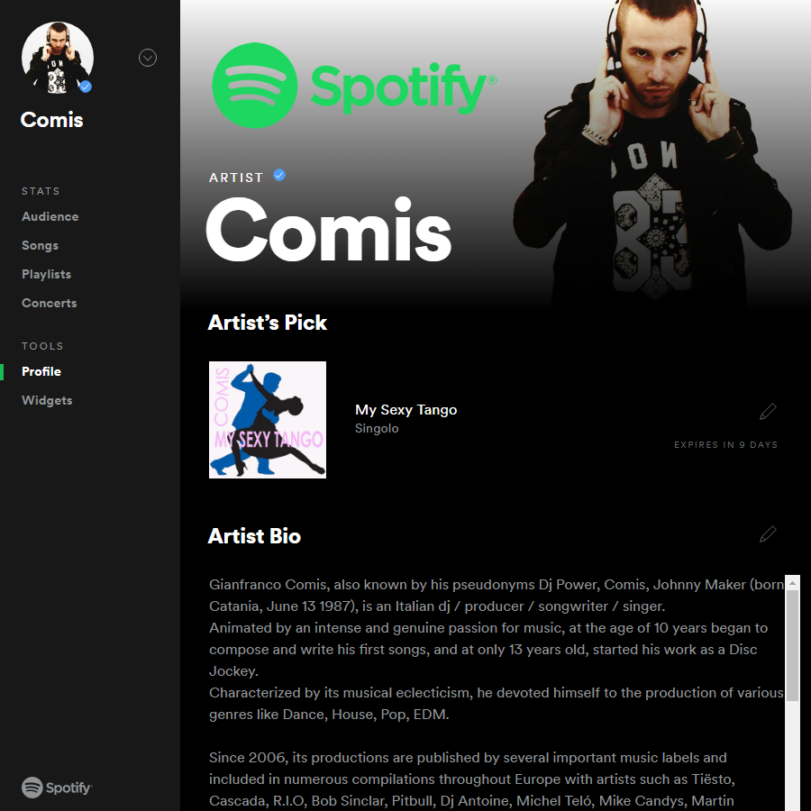 Comis Official Spotify
