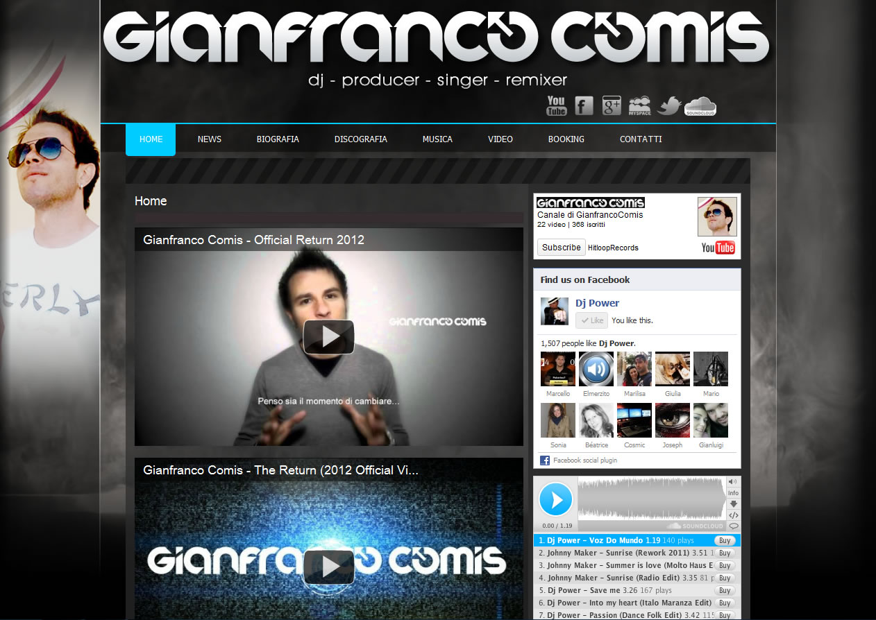 Gianfranco Comis Official Web Site (2012)
