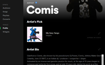 Comis Official Spotify Verified Artist